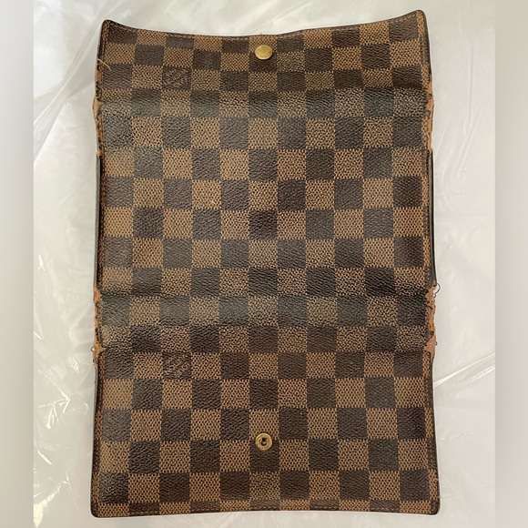 Louis Vuitton Damier Monogram Coated Canvas & Leather Long Wallet - Picture 7 of 10